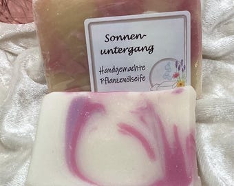 Sonnenuntergang - handgemachte Hand- und Duschseife