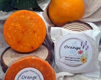 Orange (handgemachte Hand- und Duschseife) - vegan