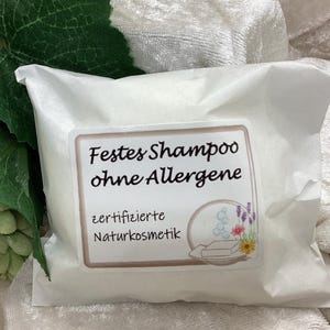 Solid shampoo, fragrance-free, ready to use