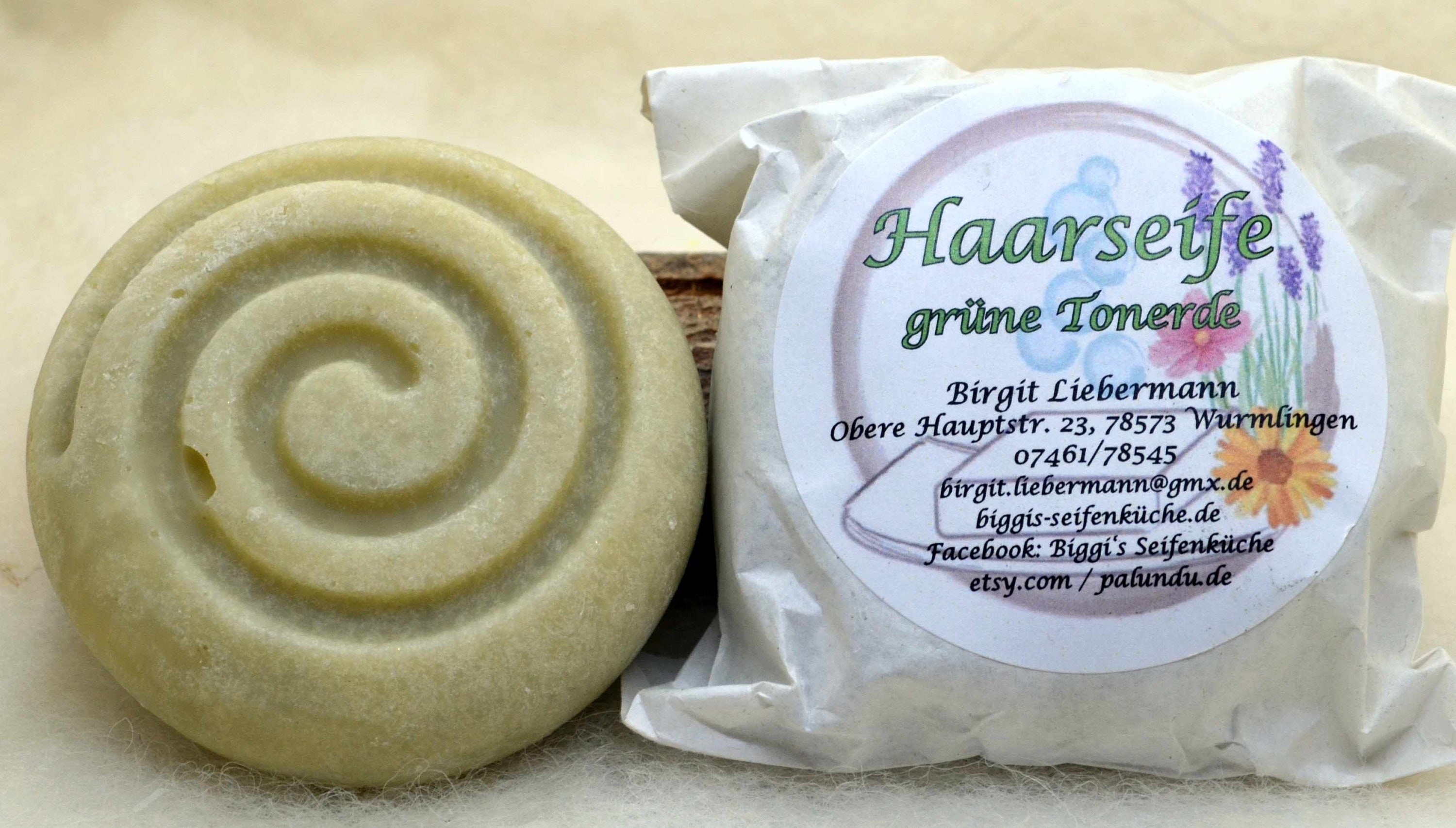 Haarseife Birke – Palmölfrei, Vegan, Von Hand Gefertigt, Ideal Für Feines, Dünnes Haar