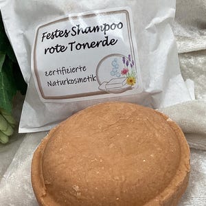 Solid shampoo “Red Clay” palm oil-free