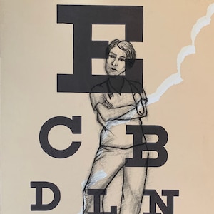 Arzt (Medium)- Mixed Media Kunst