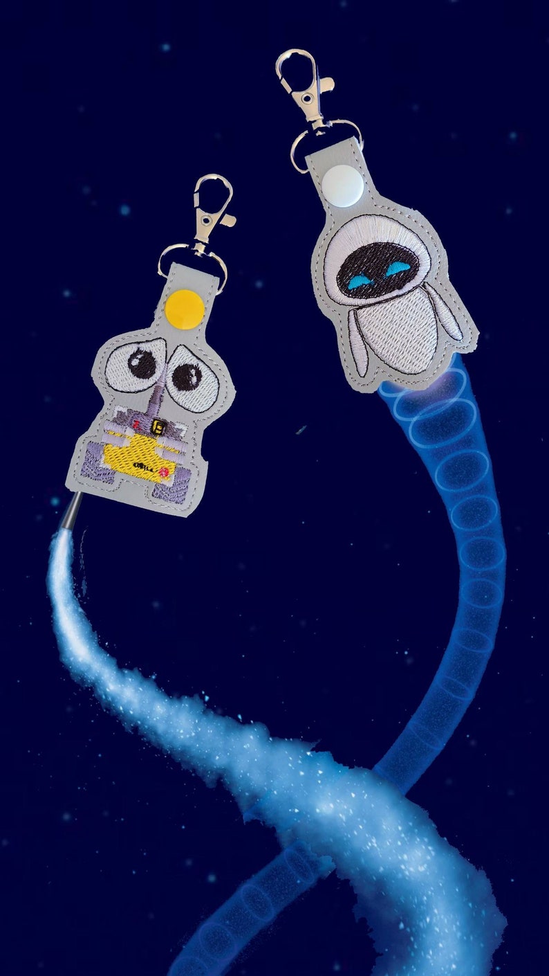 Walle keychain eve keychain plant keychain matching Etsy