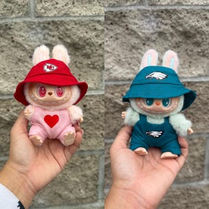 Super Bowl labubu hats