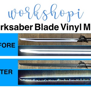 DarkSaber Vinyl Decal custom blade
