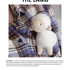 Amigurumi lamb pattern PDF image 2