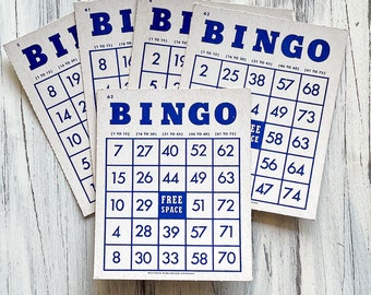 Vintage Bingo Cards