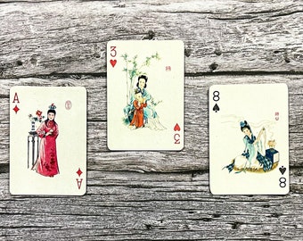 Beautiful Asian Playing Cards
