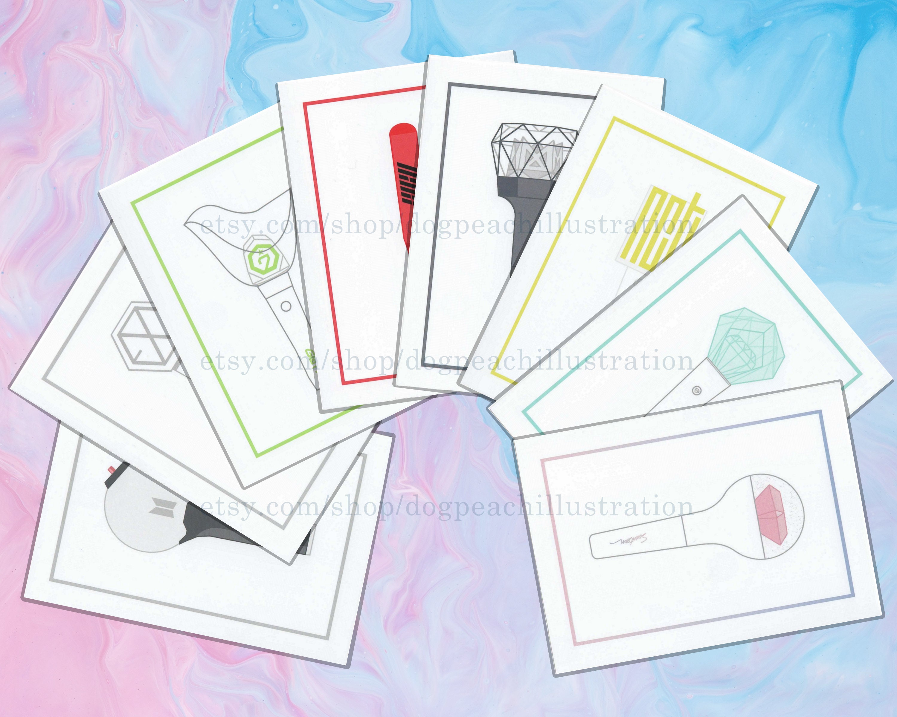 Kpop Light Stick Mini Print Bts Exo Nct Twice Shinee Etsy Kpop Light Stick Mini Print Bts Exo Nct Twice Shinee Etsy