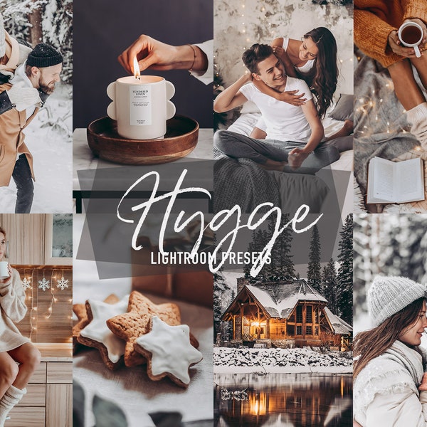 9 Presets Lightroom HYGGE, Winter Mobile Presets, Desktop Presets, Instagram preset, Blogger Fall presets, Photo filter, DNG