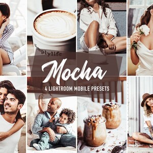 Mocha Lightroom Presets: Mobile DNG Filters, Instagram, Travel (4 Presets)