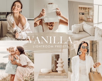 VANILLA Lightroom Presets: Beige Photo Filter (Mobile DNG) Photo editing