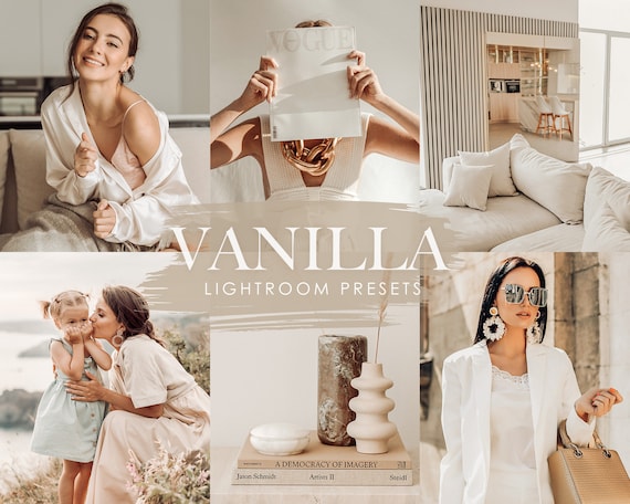 VANILLA Lightroom Presets: Beige Photo Filter (Mobile DNG) Photo editing
