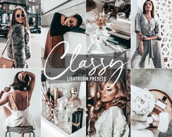 Classy Mobile Lightroom Presets: Instagram Photo Filters (DNG)