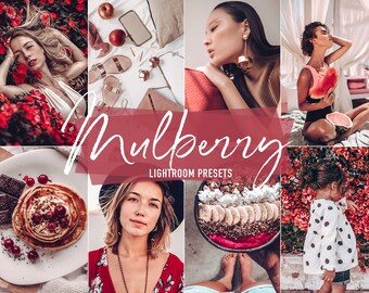 Mulberry Lightroom Presets: Mobile & Desktop, Blogger Photo Filter (DNG, XMP)