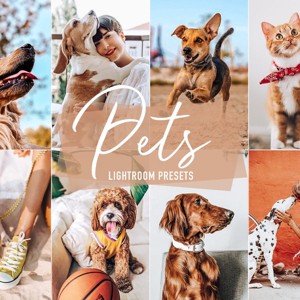 15 Lightroom Presets für Mobile & Desktop, Dog Mom Filter, Pet Presets, Dog Cat Fotobearbeitung Preset für Instagram, Animal Presets, Cat Mom