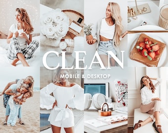 Clean Lightroom Presets: Mobile & Desktop Photo Filters