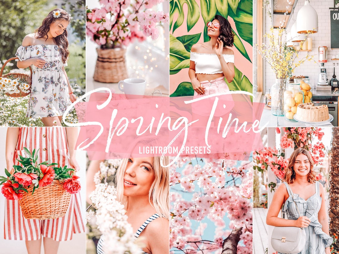 Spring Lightroom Presets: Vibrant Photo Filters (mobile & Desktop) - Etsy