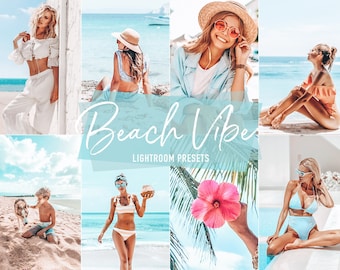 Beach Vibe Lightroom Presets: Mobile & Desktop Filters (DNG, XMP)