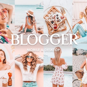 Blogger Mobile Lightroom Presets: Instagram Photo Filters (DNG)