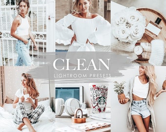 Clean Mobile Lightroom Presets: Bright White Instagram Filter (DNG)