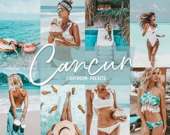 Cancun Lightroom Presets: Beach & Summer Photo Filter (DNG, XMP)