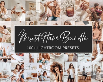 Plus de 100 filtres photo prédéfinis : ensemble Lightroom pour mobile et ordinateur de bureau (téléchargement numérique)
