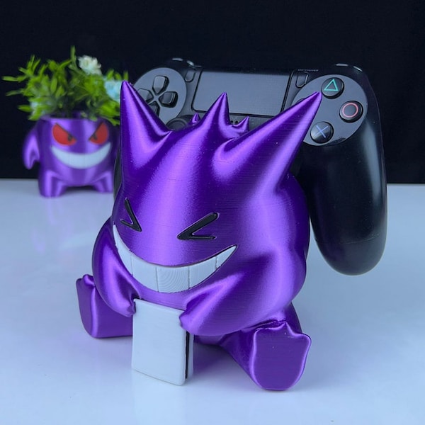 Pokemon Gengar | Videospiel- Controller Halter, Universal Joystick Ständer,PS3,PS4,PS5,XBox One, X, Geburtstagsgeschenk