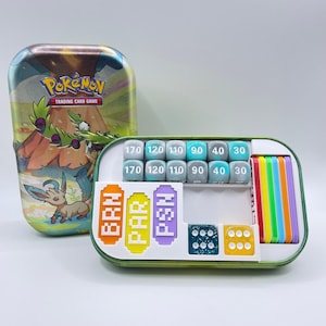 Pokémon TCG Mini Dose Einsatz 3D-Print Organizer Würfelhalter Marker Münzen Gamer Sammelkarten Custom Geschenkidee Freunde Zocker Sammler