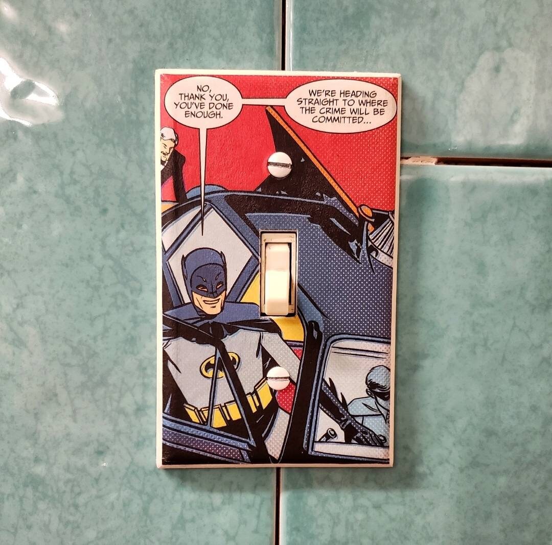 Batman Light Switch Cover Printable