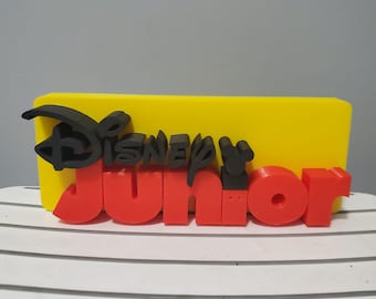 Logotipo de Disney Junior - Impreso en 3D