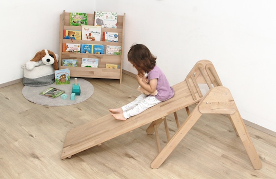 Kletterdreieck mit Rutsche - Hühnerleiter