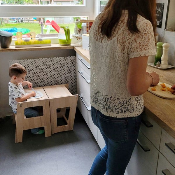 Mesa infantil de la torre de aprendizaje SWUPP