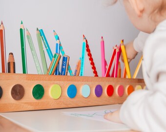 Montessori Kinder Stiftehalter