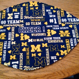 College Fußball Tischsets