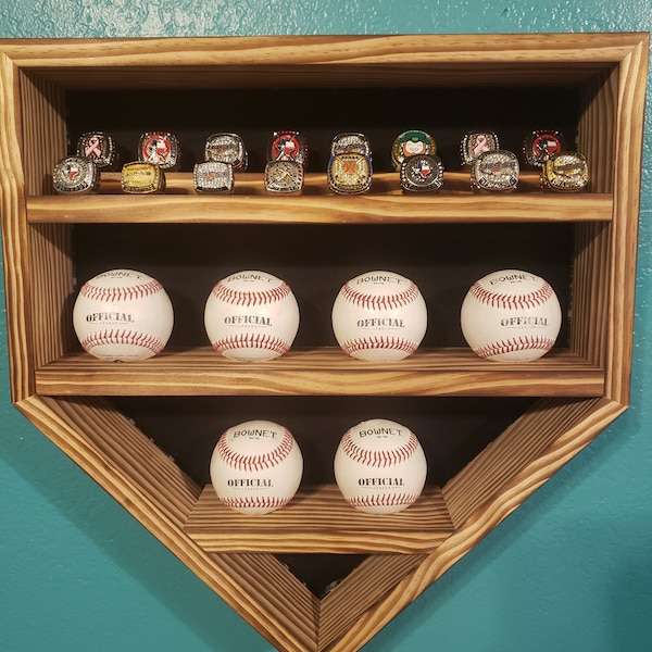 Combo Ring and Baseball display