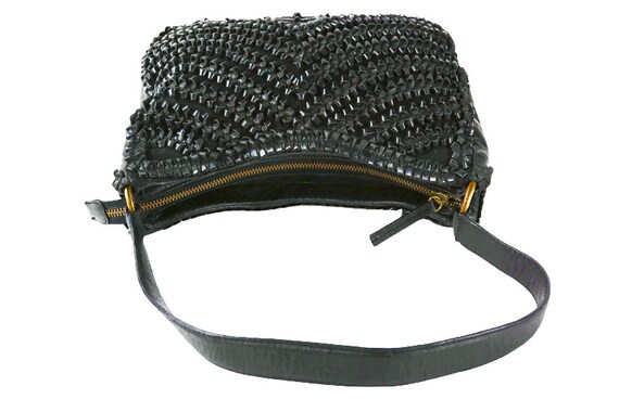 GIANFRANCO FERRE leather patchwork single strap s… - image 4