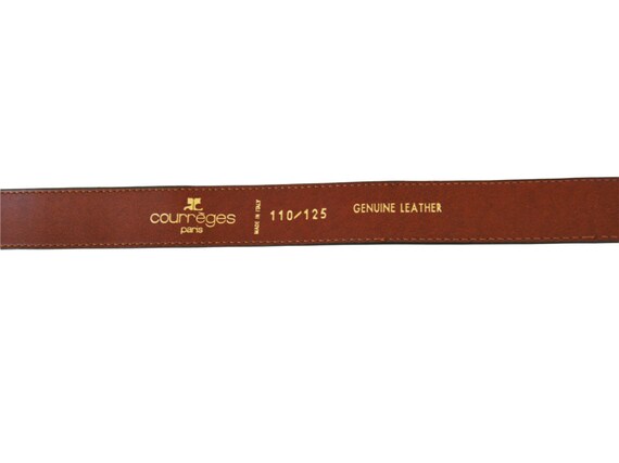 COURREGES PARIS deadstock vintage designer belt, … - image 8