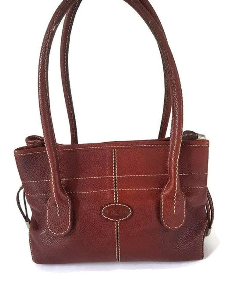 tod's leather shoulder bag