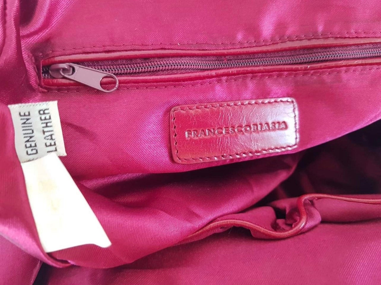 Francesco Biasia 赤 小物入れ Francesco Biasia 赤 小物入れ