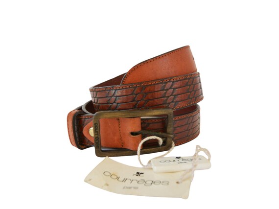 COURREGES PARIS deadstock vintage designer belt, … - image 5