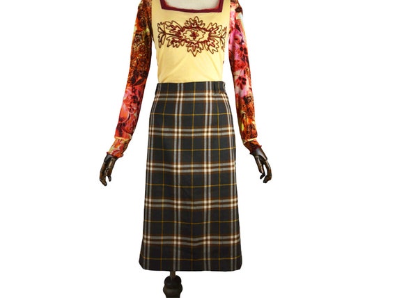 Falda burberry cheap mujer