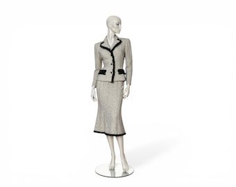 Rare Vintage 1990s JC de Castelbajac Paris Tailored Skirt Suit / Early 2000s Designer Archive