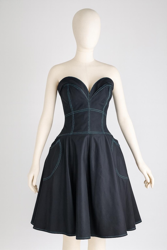 mugler corset dress Rare Thierry Mugler Corset Dress SS 1995 For Sale at 1stDibs