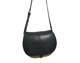 BOLDRINI supersoft leather, top quality, saddle style shoulder bag. woman designer bag