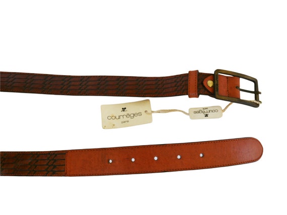 COURREGES PARIS deadstock vintage designer belt, … - image 7