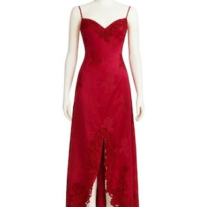 open lace back dress Vintage La Perla Mini Red Dress (M)  Ciao Kasia