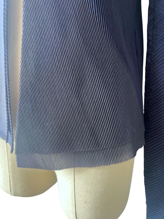 Issey Miyake Fete Pleated Cardigan Blazer - Japanese Designer Top