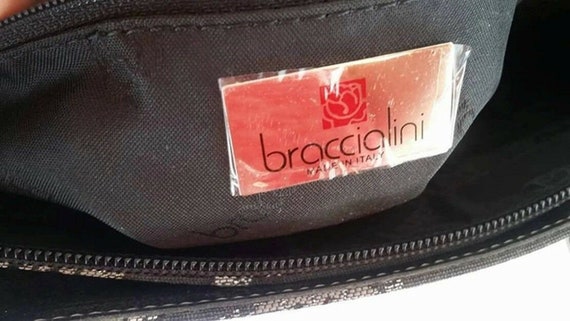 BRACCIALINI Deadstock New Italian Fantasy Fan Print Business Trip  