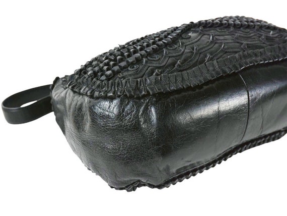 GIANFRANCO FERRE leather patchwork single strap s… - image 3